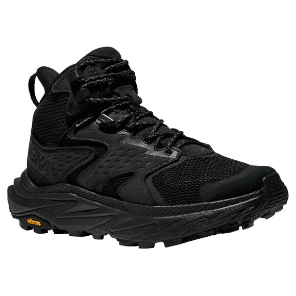 Hoka Men's‎ Anacapa 2 GTX Mid Waterproof Hiking Boots BLACK - Picture 1 of 8